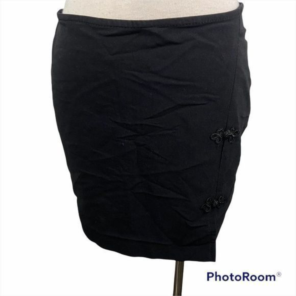 725 Vintage Black Mini‎ Skirt (7)